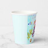 Waterverf Leukste verjaardagshaai verjaardagsfeest Papieren Bekers (Rechts)