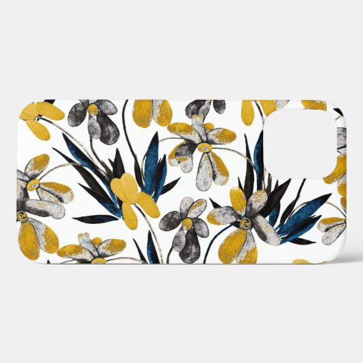 Waterverf: levendig zomerpatroon. Case-Mate iPhone case (Achterkant (horizontaal))