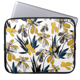 Waterverf: levendig zomerpatroon. laptop sleeve