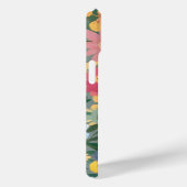 Waterverf Levendige bloementuin Groen en perzik Case-Mate iPhone Case (Achterkant / Rechts)