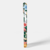 Waterverf Levendige bloementuin Groen en perzik Case-Mate iPhone Case (Achterkant / Links)