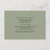 Waterverf Levendige Oranje en Paarse Wildbloemen Informatiekaartje (Achterkant)