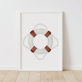 Waterverf Levensredder Nautilus Decoratie