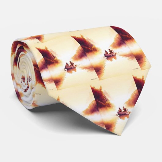 waterverf "Lewis and Clark" Stropdas (Opgerold)