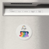 Waterverf LGBTQ PRIDE Maand Feest Magneet (Insitu (Vaatwasser))