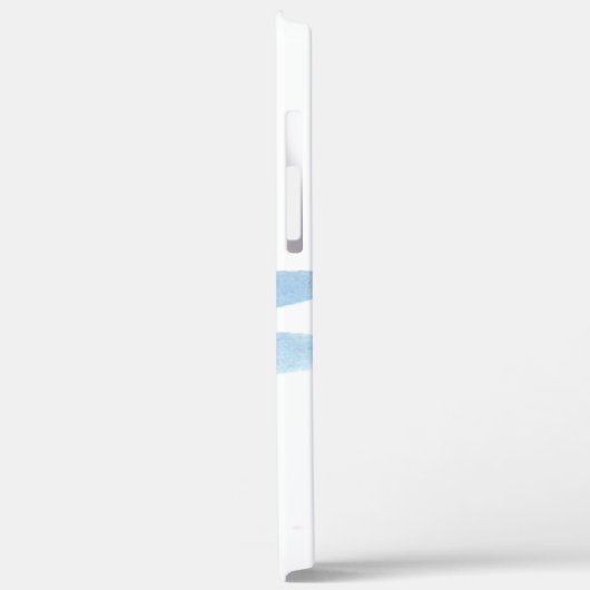 Waterverf Libel Blauwe Monogram Case-Mate iPhone Case (Achterkant / Links)