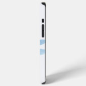 Waterverf Libel Blauwe Monogram iPhone Hoesje (Linkerkant)