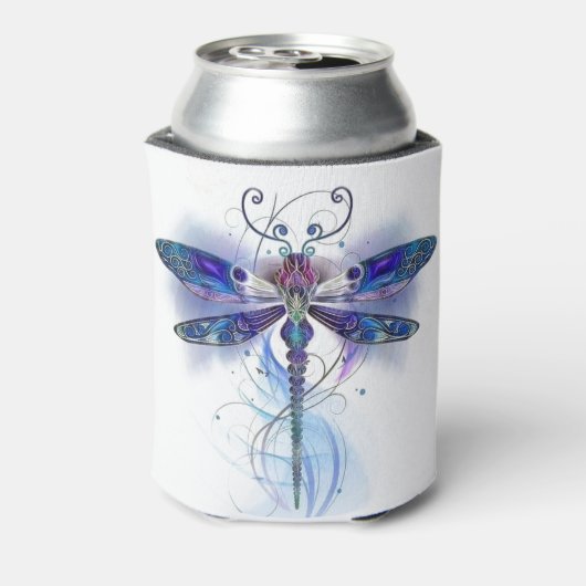 waterverf libellen blikjeskoeler (Blikje Achterkant)