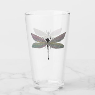 Waterverf libellen glas