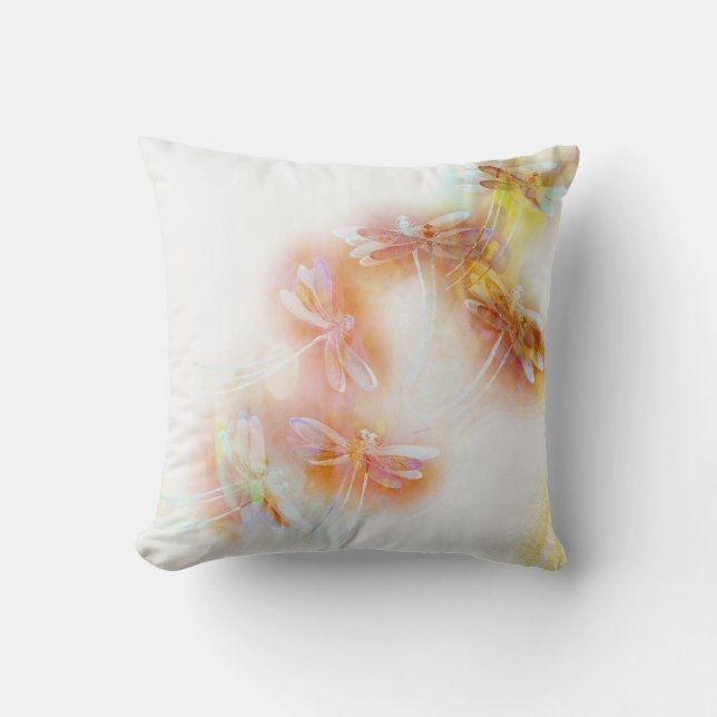 Waterverf libellen kussen (Voorkant)