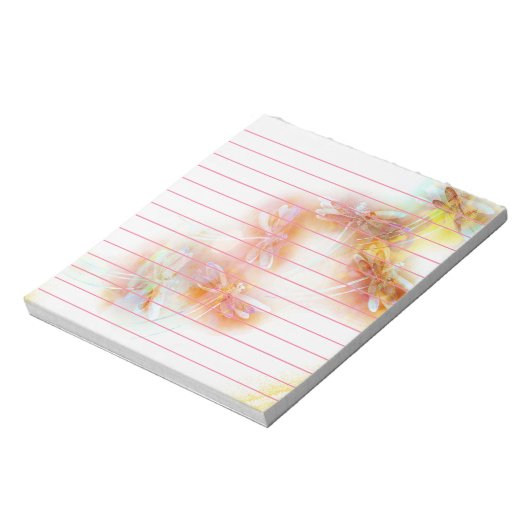 Waterverf libellen notitieblok (Linkerzijde)