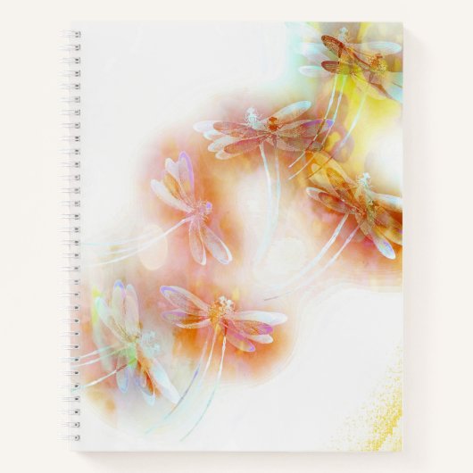 Waterverf libellen notitieboek (Voorkant)