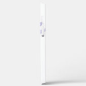 Waterverf Libellen Paarse Geborduurde Naam Case-Mate iPhone Case (Achterkant / Links)
