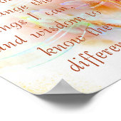 Waterverf libellen: poster voor sereniteitsgebeden (Hoek)