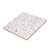 waterverf Licht roze weide Tegeltje (Zijkant)