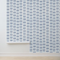 Waterverf lichtblauwe vlekken, kinderlijke stijl