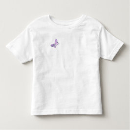  Waterverf Lichte Paarse Butterflies Kinder Shirts