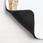 waterverf "Licker with Penguin" Giraffe Muismat (Hoek)