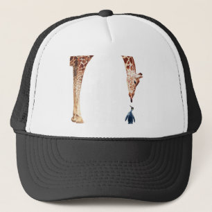 waterverf "Licker with Penguin" Giraffe Trucker Pet