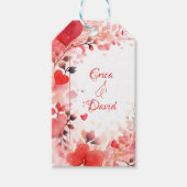 Waterverf Liefde | Aangepast | VALENTIJNSDAG Cadeaulabel (Voorkant)