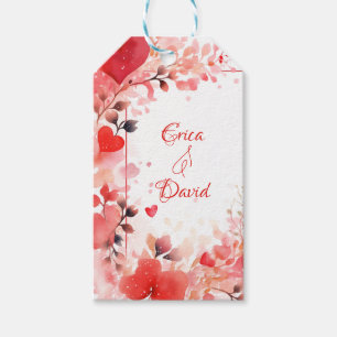 Waterverf Liefde   Aangepast   VALENTIJNSDAG Cadeaulabel