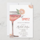 Waterverf Liefde bij First Spritz Kaart (Voorkant)