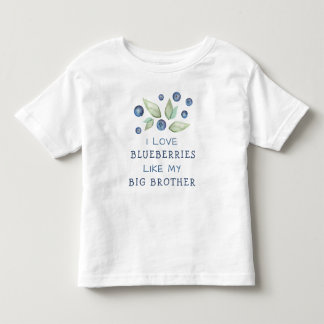 Waterverf Liefde Blauwe bessen  Kinder Shirts