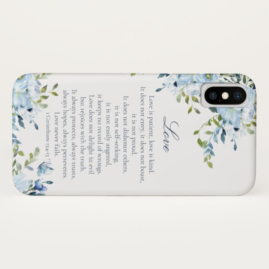 Waterverf Liefde is Geduldig Case-Mate iPhone Case (Achterkant (horizontaal))