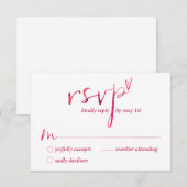 Waterverf liefde is liefde gay RSVP-kaarten RSVP Kaartje (Voorkant / Achterkant)