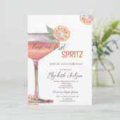 Waterverf Liefde op de eerste spray Kaart (Staand voorkant)