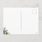 Waterverf liefde paars grappig briefkaart (Achterkant)