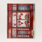 Waterverf Liefde Strokes Valentijnsdag Legpuzzel (Verticaal)