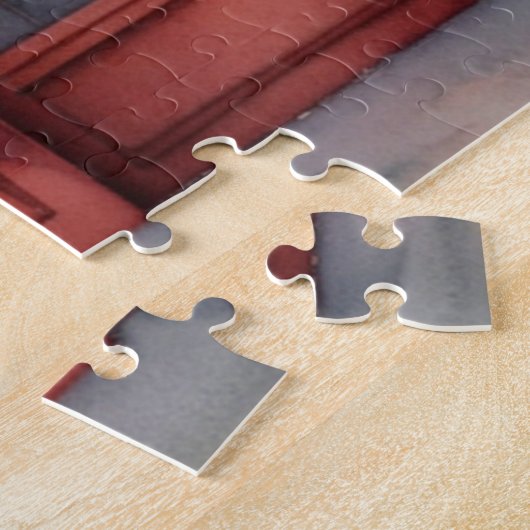 Waterverf Liefde Strokes Valentijnsdag Legpuzzel (Zijkant)