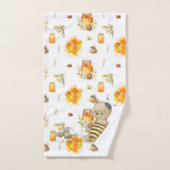 Waterverf lieve honing bad handdoek (Handdoek)