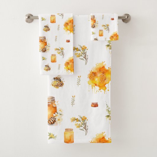 Waterverf lieve honing bad handdoek (Insitu)