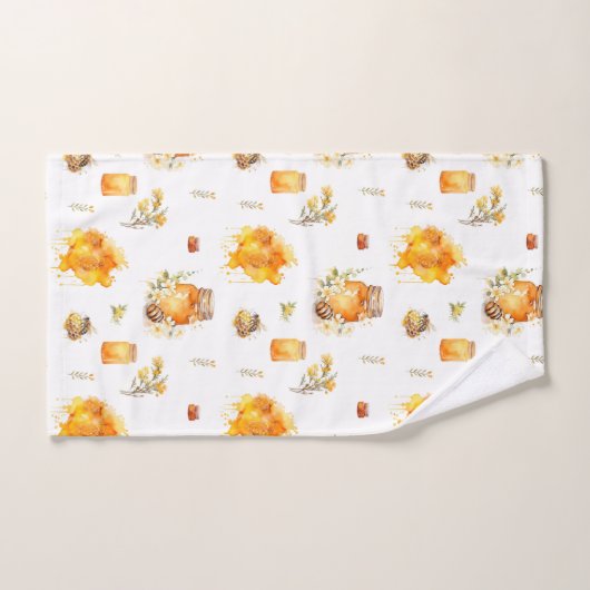 Waterverf lieve honing bad handdoek (Handdoek)