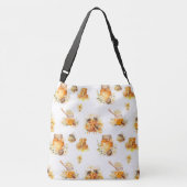 Waterverf lieve honing crossbody tas (Achterkant)