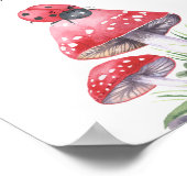 Waterverf lieveheersbeestje - boeken voor baby poster (Hoek)