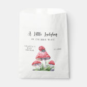 Waterverf lieveheersbeestje is onderweg! baby show bedankzakje (Voorkant)