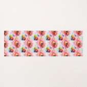 Waterverf Lieveheersbeestjes op bloemen Yogamat (Achterkant (horizontaal))