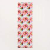 Waterverf Lieveheersbeestjes op bloemen Yogamat (Achterkant)