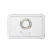 Waterverf Life Preserver Beach House Badmat (Voorkant)