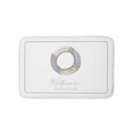 Waterverf Life Preserver Beach House Badmat