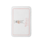 Waterverf Lifeguard stoel Beach House Badmat (Voorkant Verticaal)