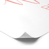 Waterverf Lifeguard stoel Beach House Poster (Hoek)