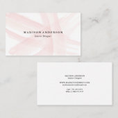 Waterverf lijnen | Visitekaartjes (Voorkant / Achterkant)