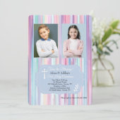 Waterverf Lijst Religieuze Uitnodiging (Staand voorkant)