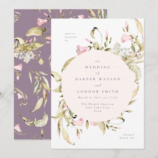 Waterverf Lijst van de  van de voorjaarsjacht op w Kaart (Voorkant / Achterkant)