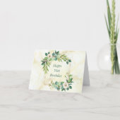 Waterverf Lijst van Waterverf Bloemen Kaart (Voorkant)