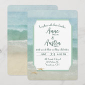 Waterverf Lijst voor strandstrand Kaart (Voorkant / Achterkant)